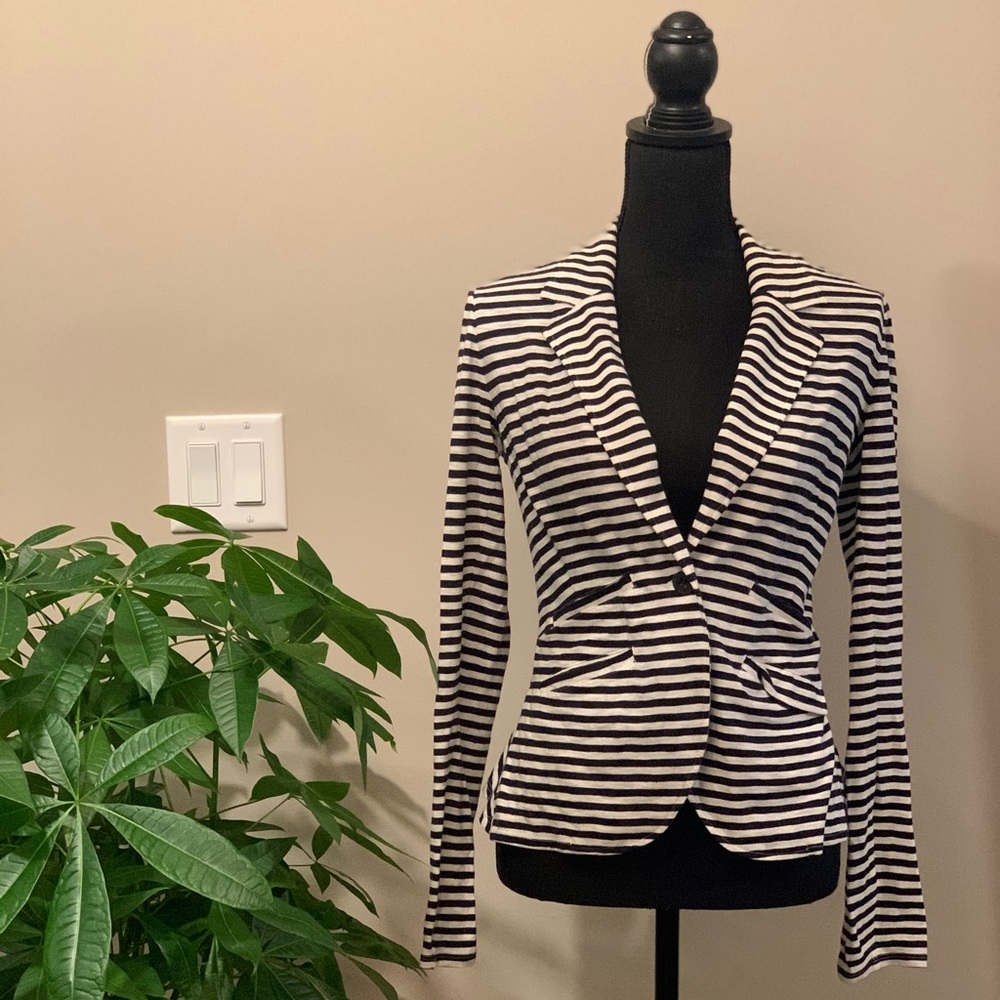 Armani Exchange striped blazer
